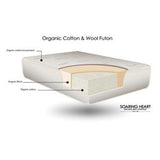 Organic Cotton & Wool Futon